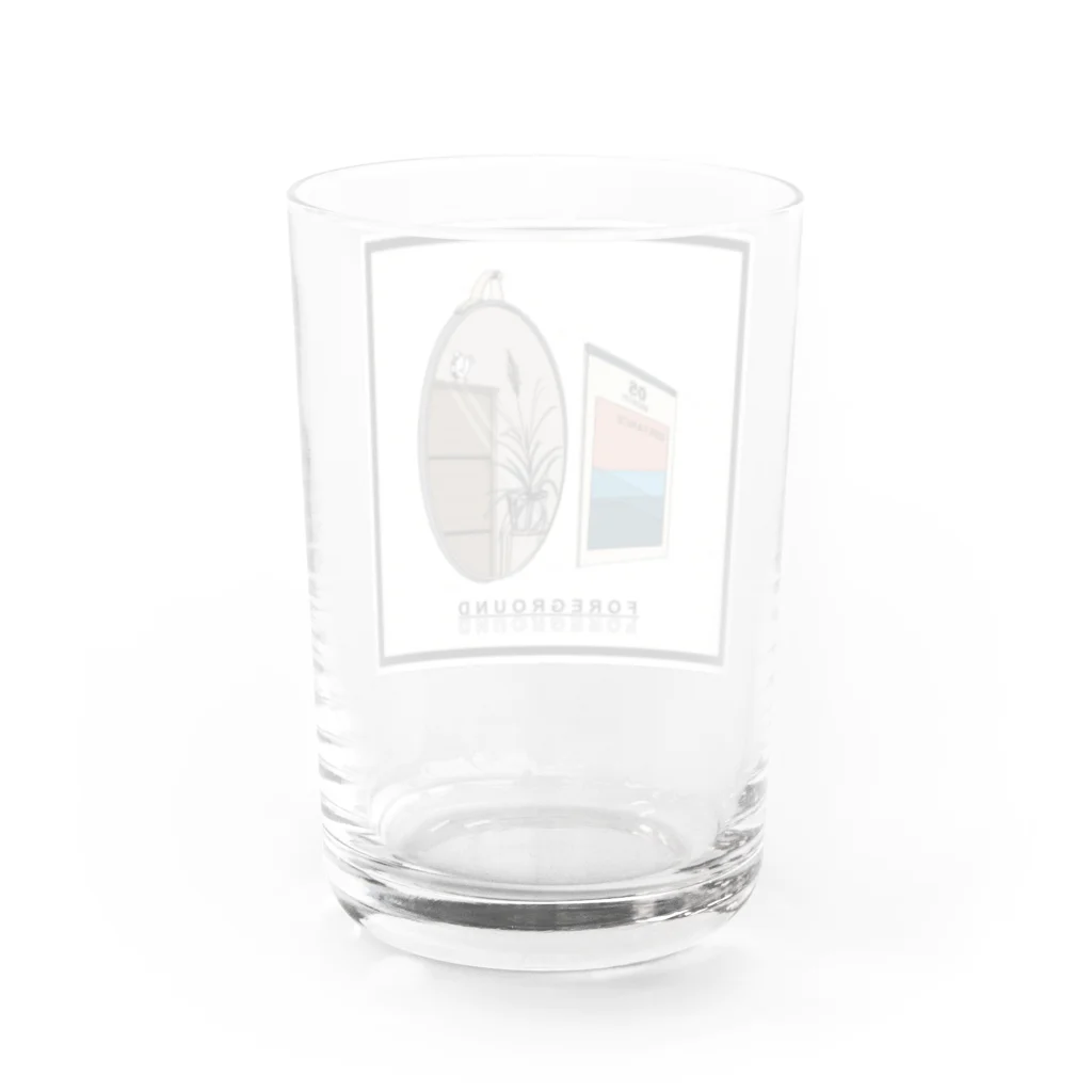 shun nakamuraのFOREGROUND Water Glass :back