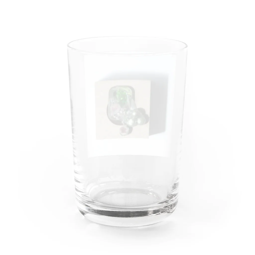 マシロ　ミュージアムショップのももちゃんとすいか Water Glass :back