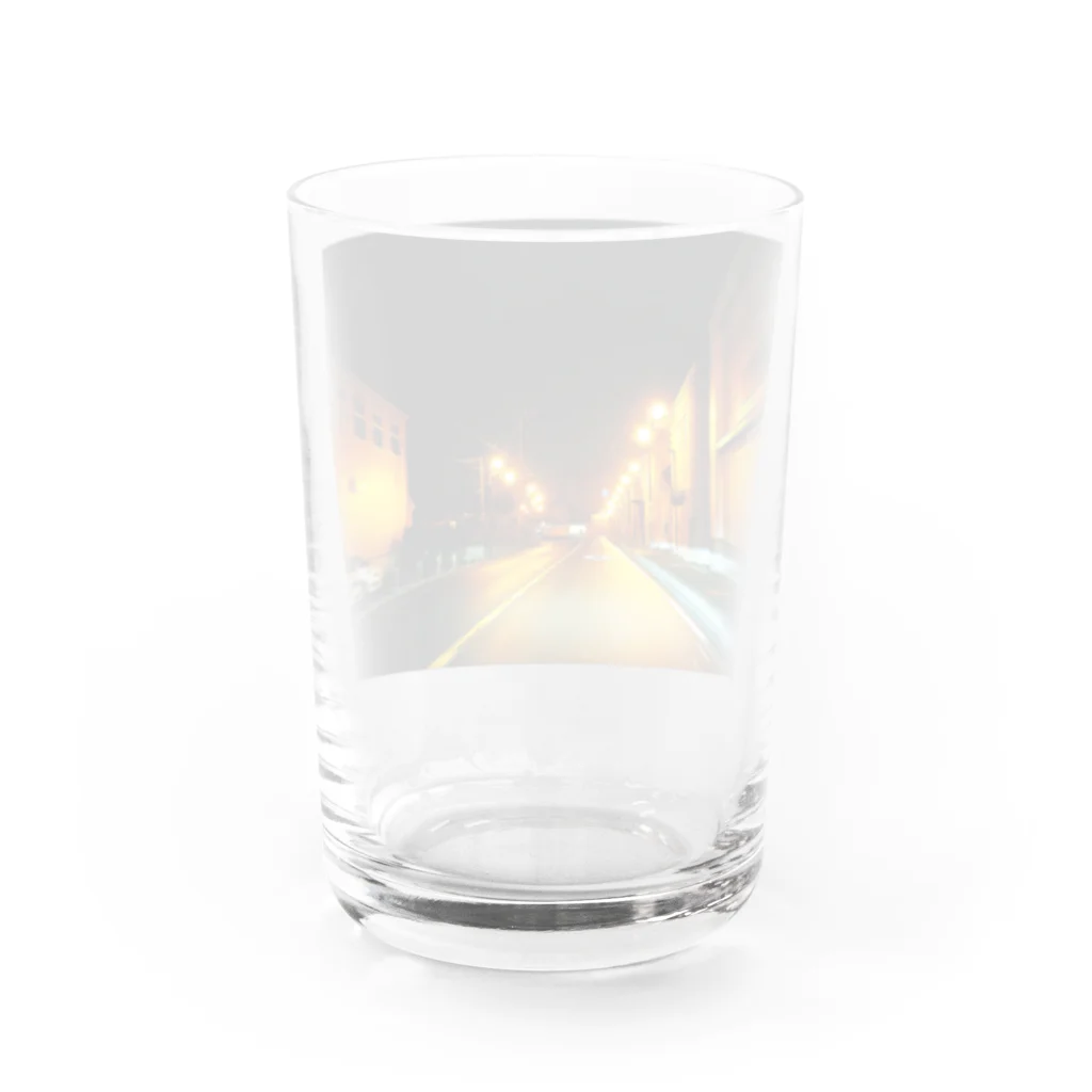 coronblanのサイレントタウン Water Glass :back