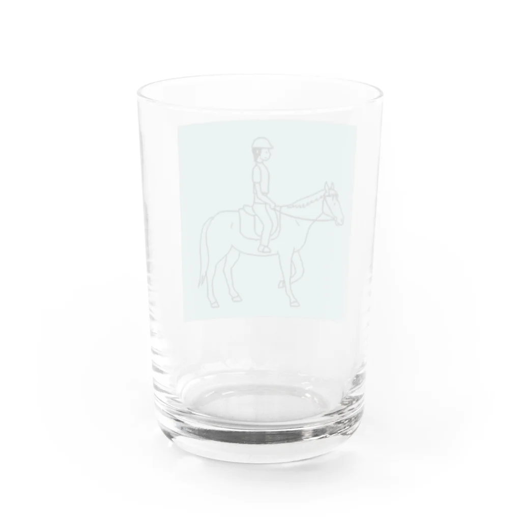 馬のいる日常の馬のいる日常 Water Glass :back