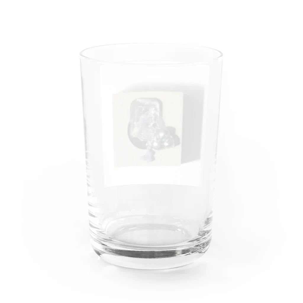 マシロ　ミュージアムショップのグレープカルセドニーのイヤリング Water Glass :back