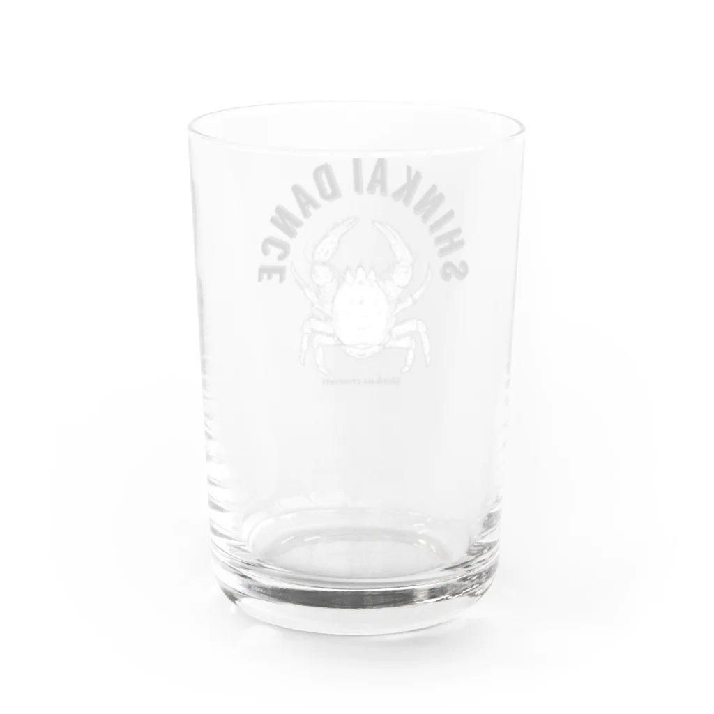 nemunoki paper itemのシンカイダンス（ゴエモンコシオリエビ） Water Glass :back