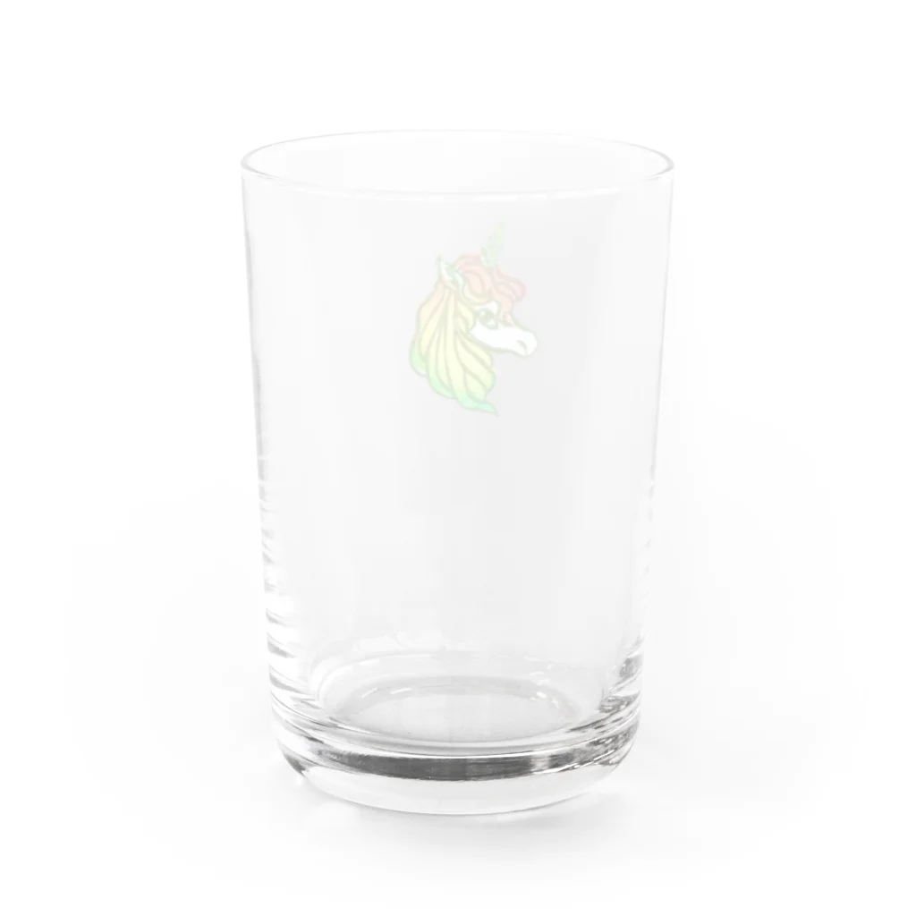 wishingRingの一角獣 Water Glass :back