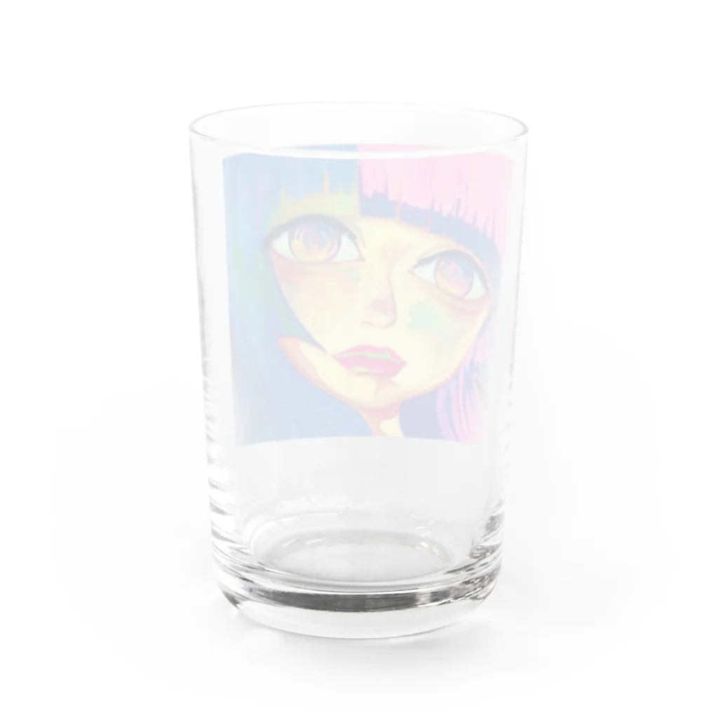 れなんこshopのめまい Water Glass :back