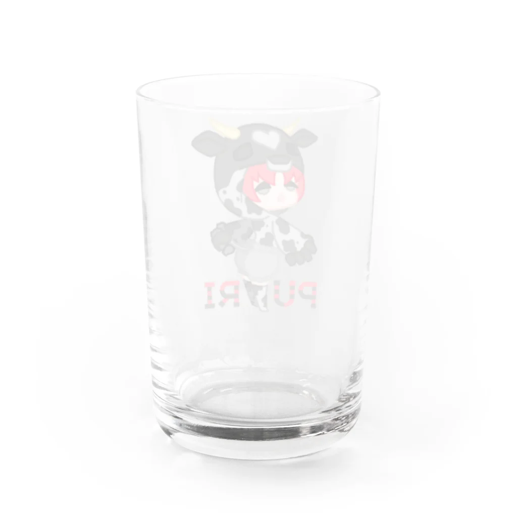 ウサネコのぷり☆コウシちゃん Water Glass :back