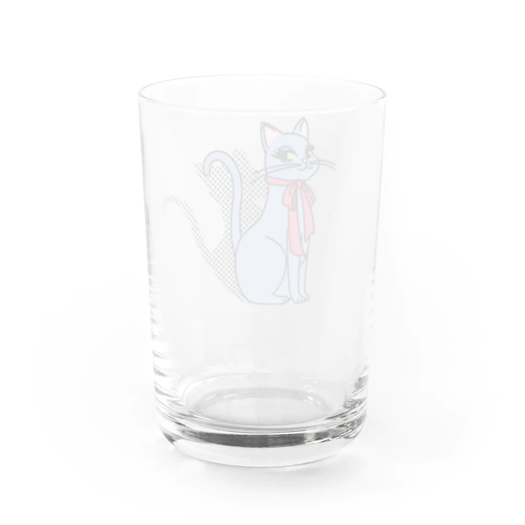 ソーメンズの澄まし顔の猫 グラス反対面