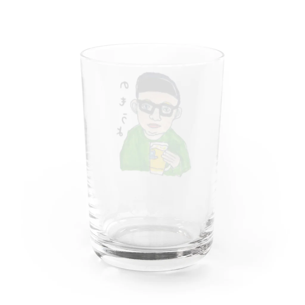 toadの飲もうよ Water Glass :back