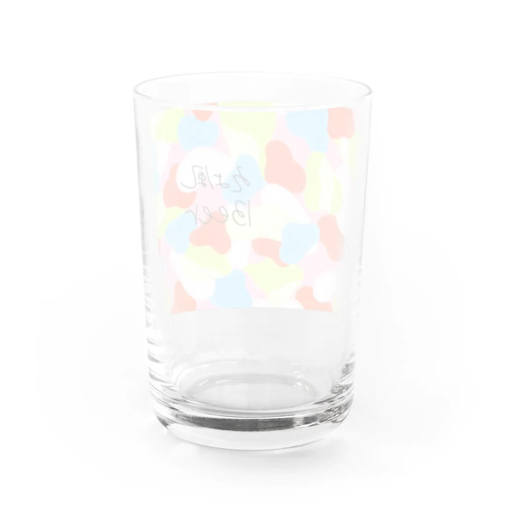 mariwaのそよ風ビール　no.3 Water Glass :back