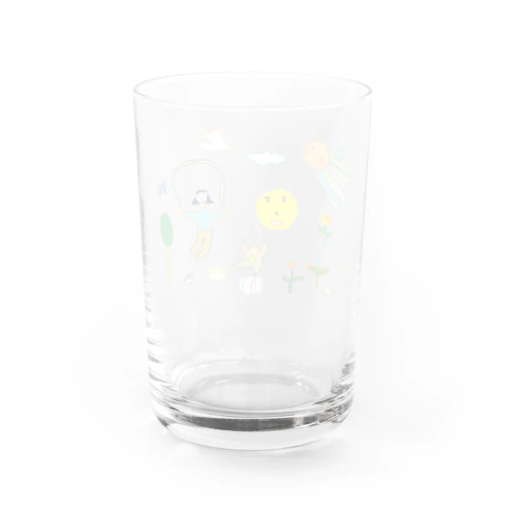 mikudonのいいおてんき Water Glass :back