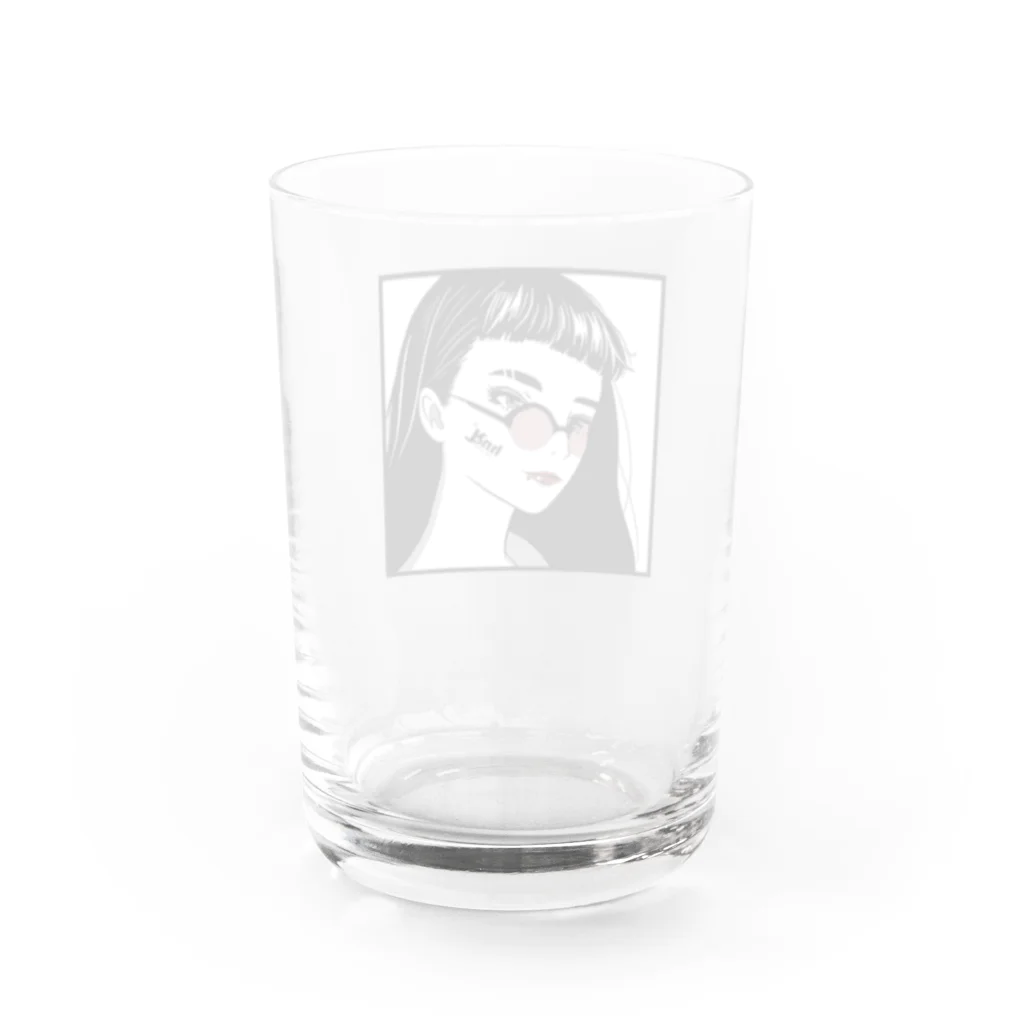 ほのるるのほのるるガールコップ Water Glass :back