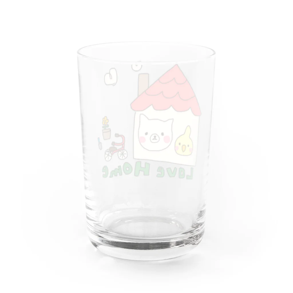 Rainbow StudioのLove Home Water Glass :back