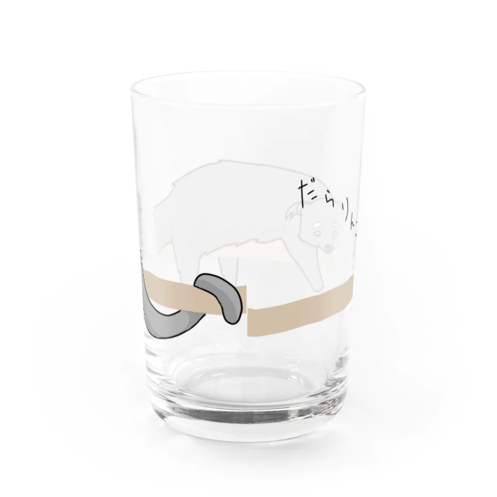 プリズモリイの箱のだらりんこ ビントロング Water Glass :back