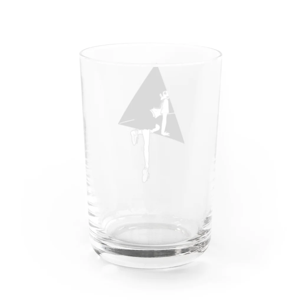 ぽんぽこぽんのsankaku Water Glass :back