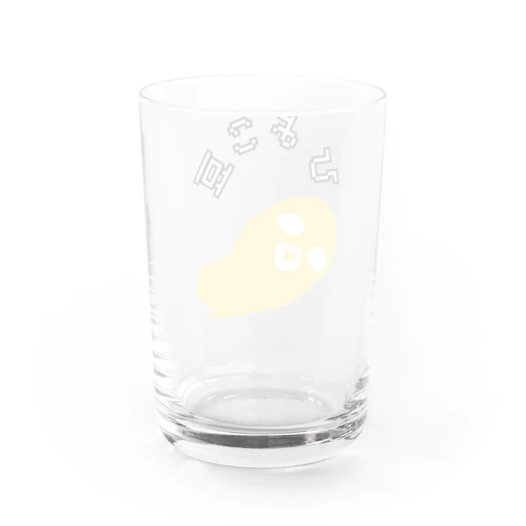 ダイナマイト87ねこ大商会のひよこ豆 Water Glass :back