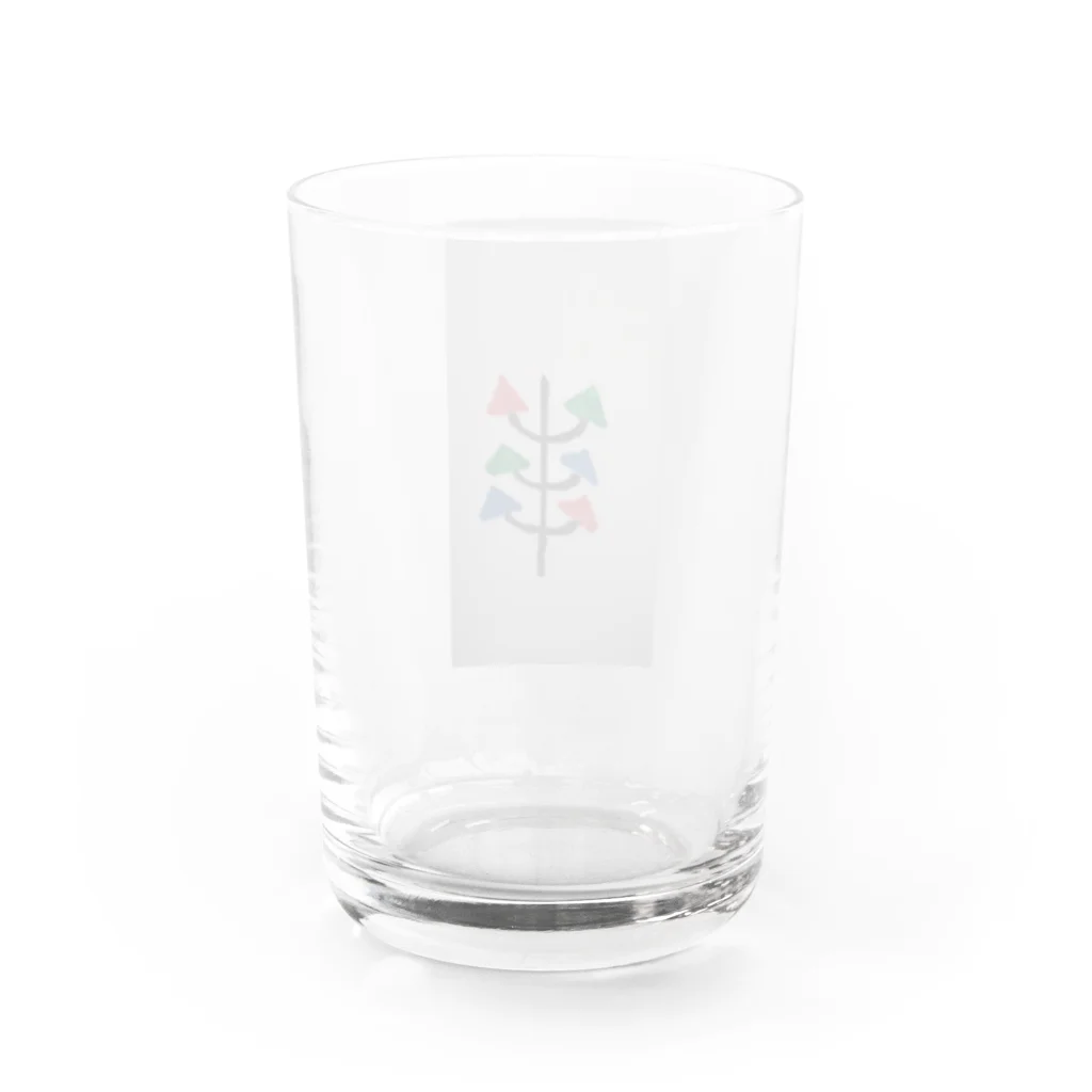 まるあるちの真面目の木 Water Glass :back