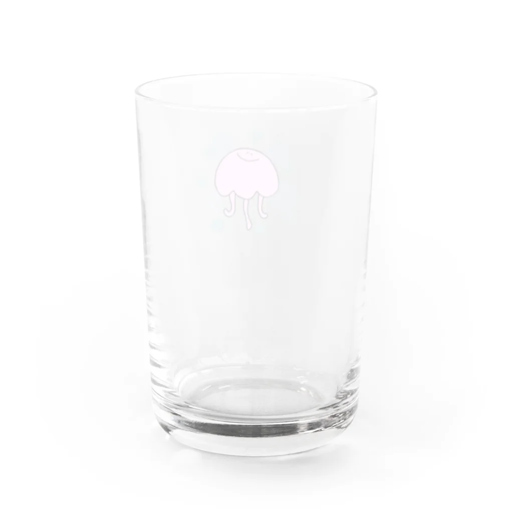 tanoshii_ohanaのクラゲ Water Glass :back