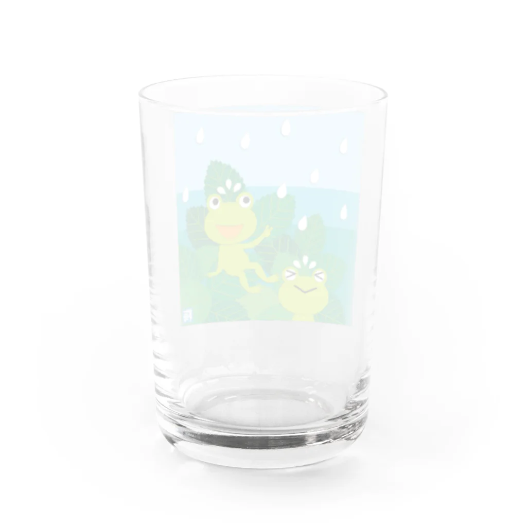 umeumeの雨どきどき Water Glass :back