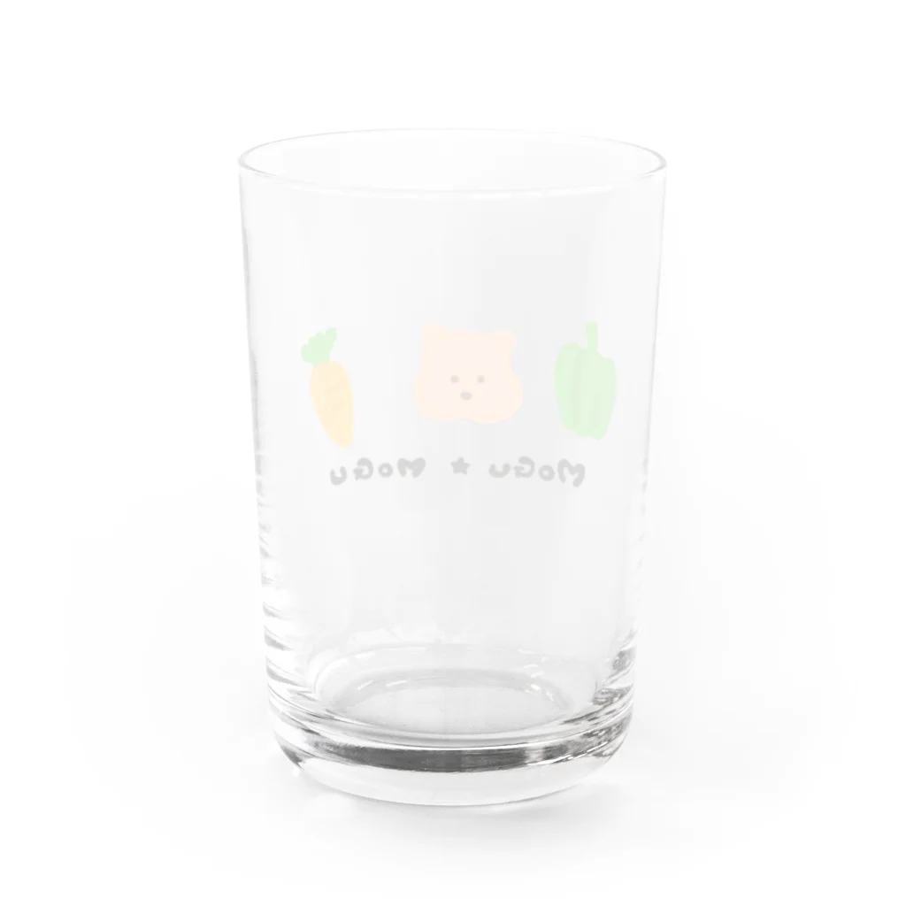 ひなたぽけっとのもぐもぐ Water Glass :back