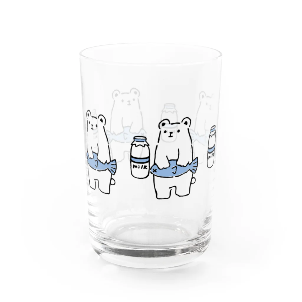 美味しいペンギンのShirokuma Water Glass :back