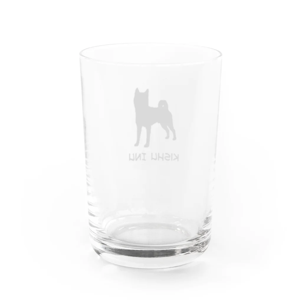 mii spaceのKishu Inu Water Glass :back