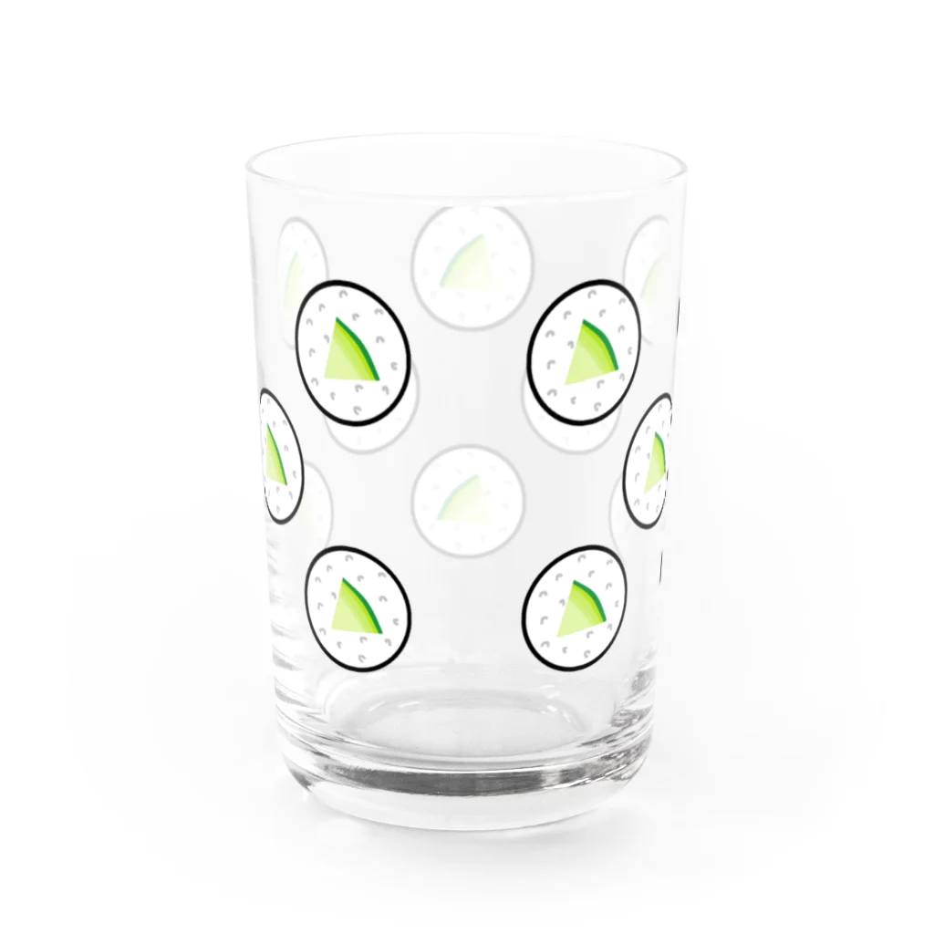 likesloveslikesの謎需要グラス（かっぱ巻き） Water Glass :back
