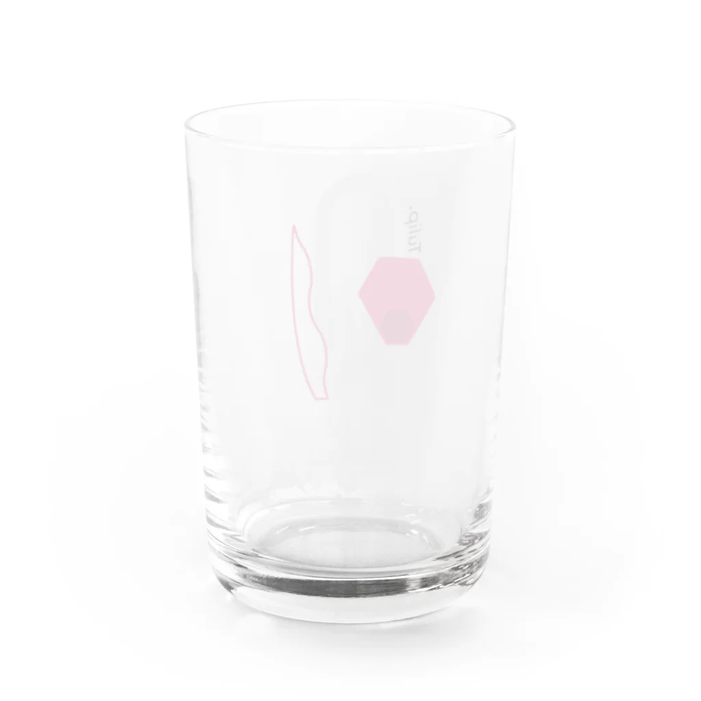 pazooのFlower12 Water Glass :back