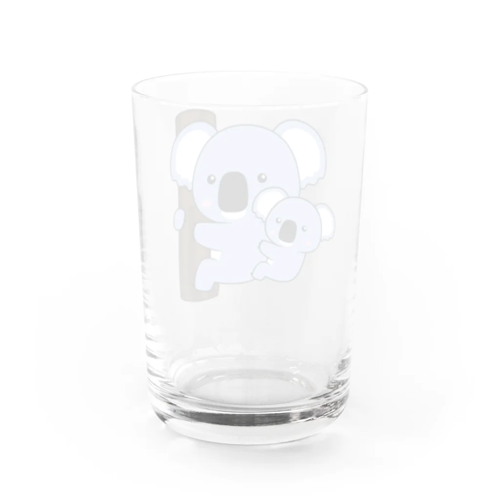 アクセルスタイルの可愛いコアラ　Tシャツ Water Glass :back