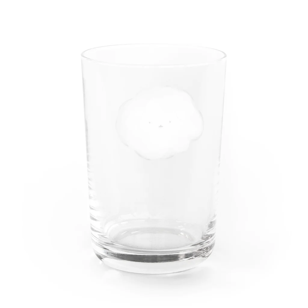 う❕❕のおこめちゃん Water Glass :back