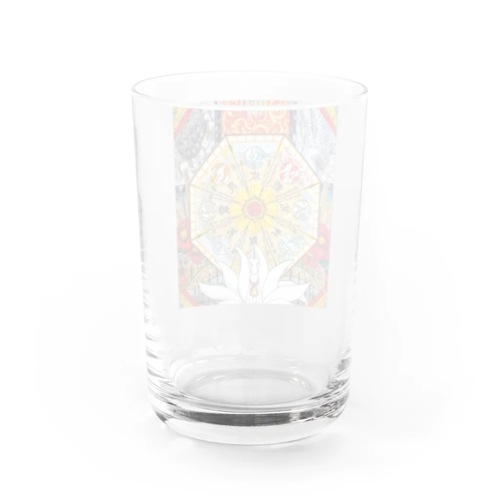 白鹿の占いとお狐様 Water Glass :back