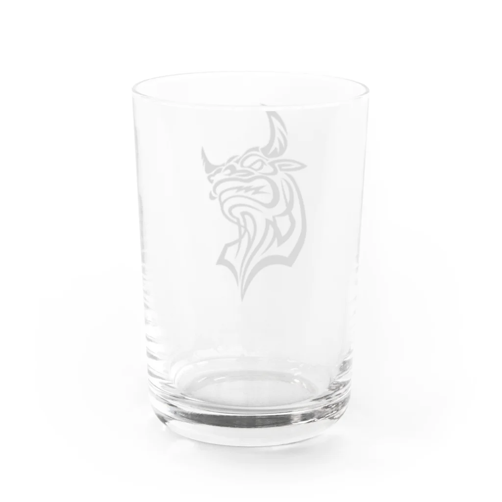 ttsoulの猛牛 Water Glass :back