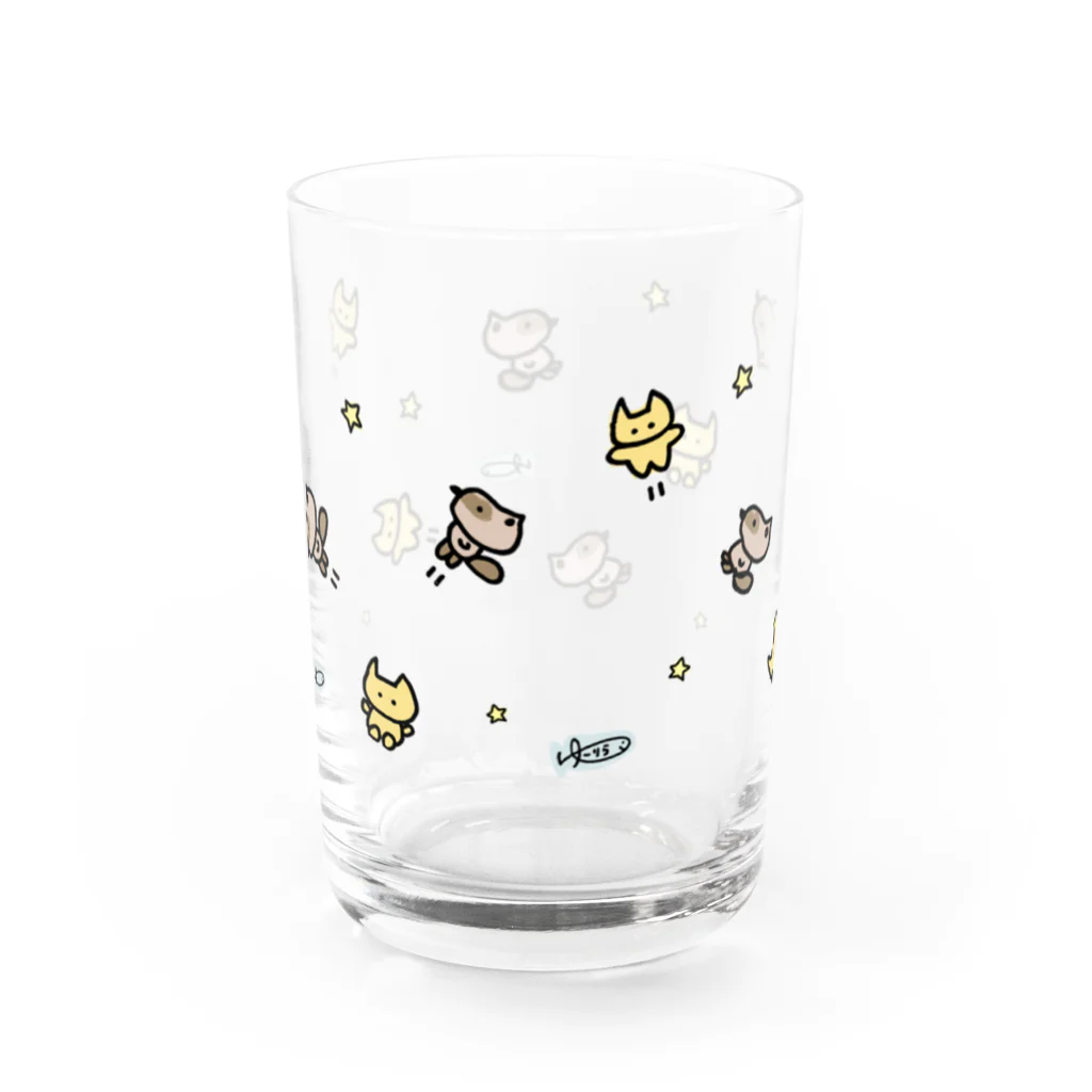 nemureco market -suzuri-のゆめをおよぐ Water Glass :back