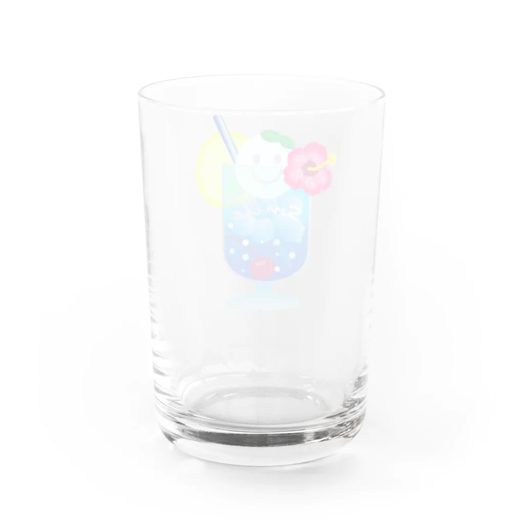 Yokokkoの店のSmile in Cream Soda🍹 Water Glass :back