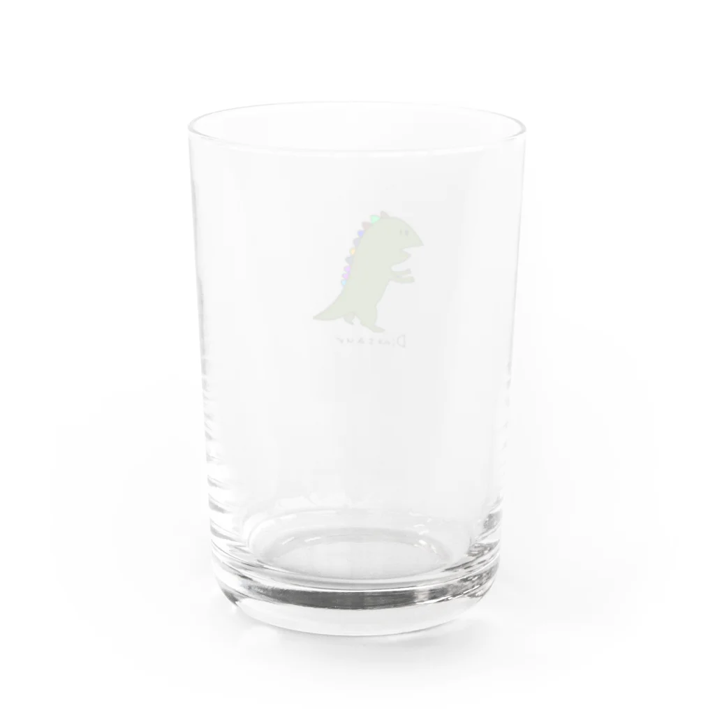 beeeのdinosaur Water Glass :back