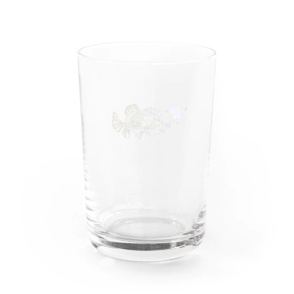 MPDRのfish 「rurihata」 Water Glass :back