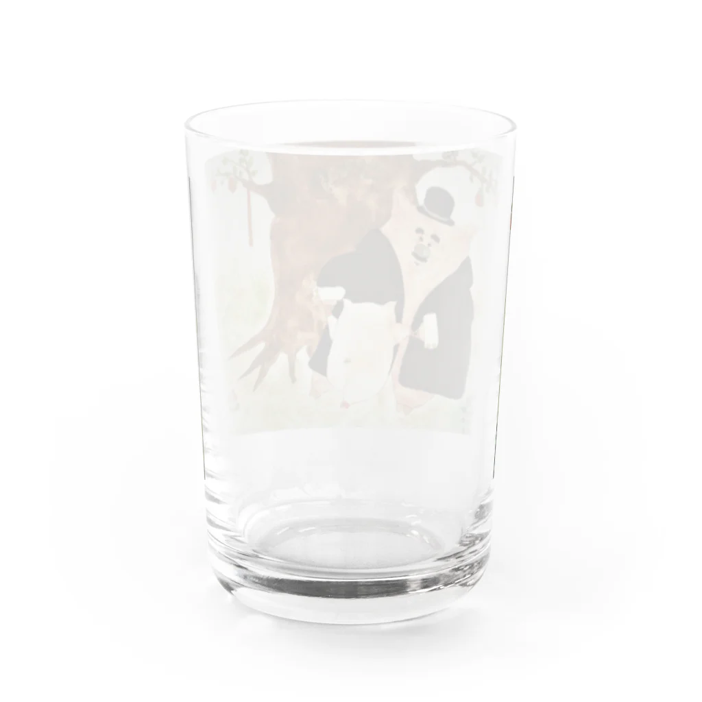 花と雲のドロシー♡パパとダンス Water Glass :back