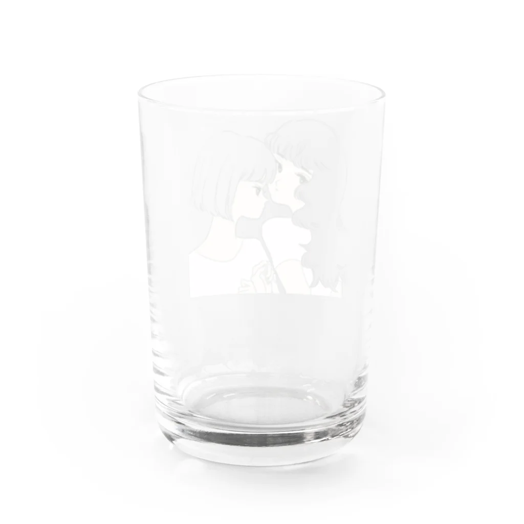 はやし ようこの美人姉妹 Water Glass :back