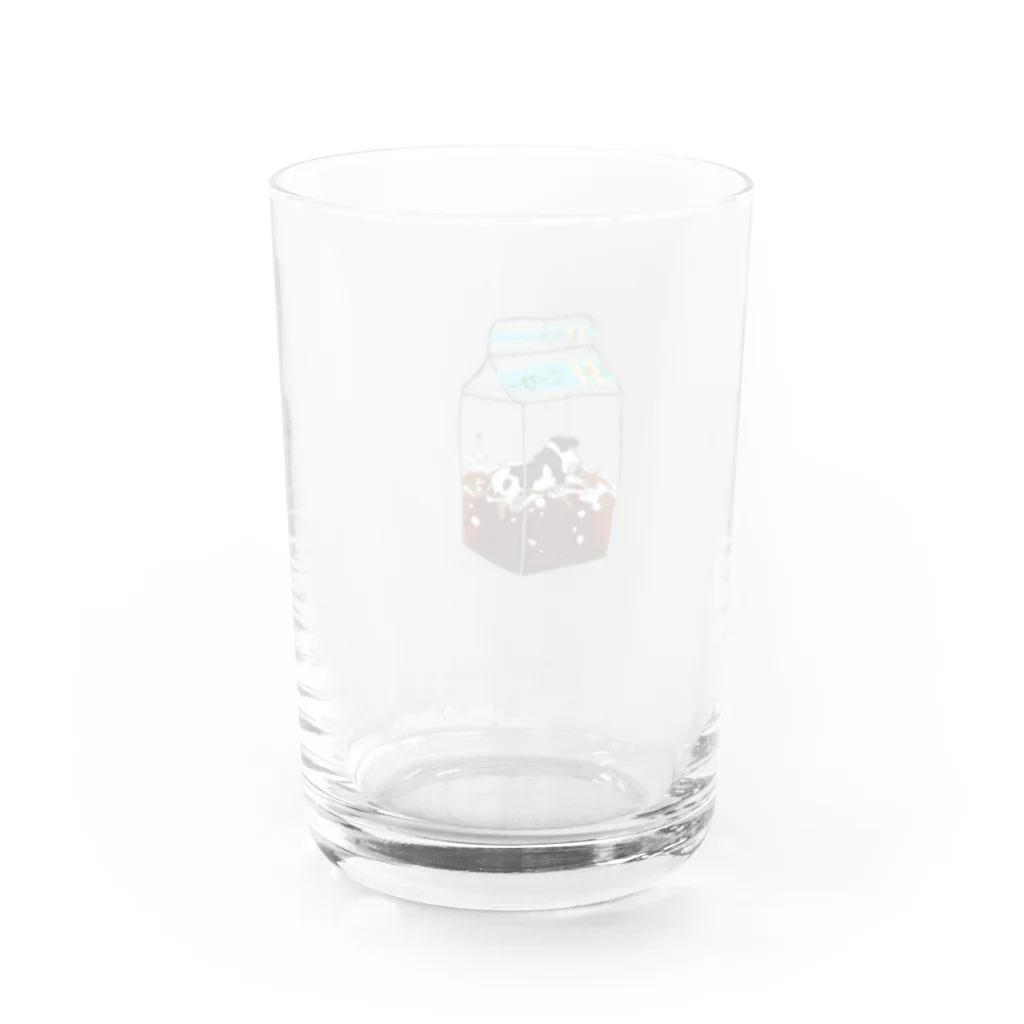 ねむさぴえんすの乳牛こーひー Water Glass :back