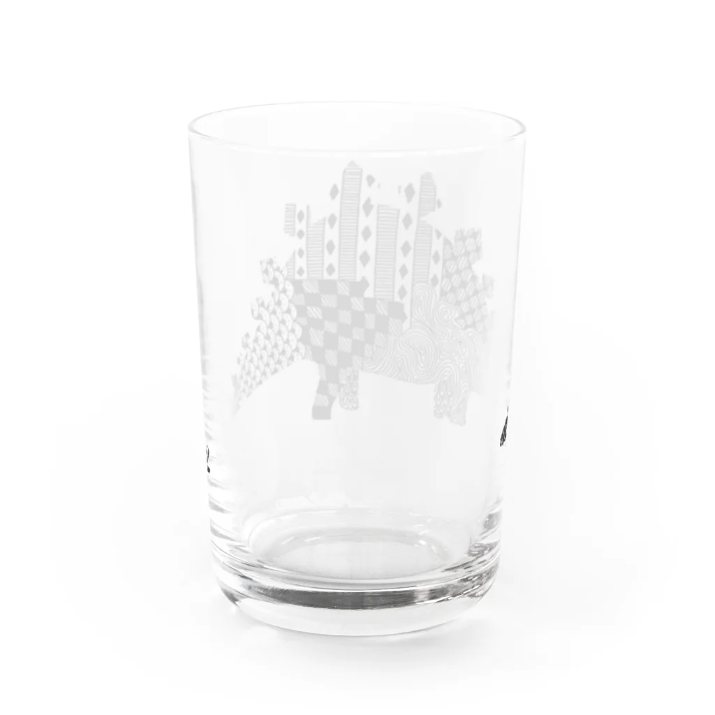 新谷べにのステゴサウルス Water Glass :back