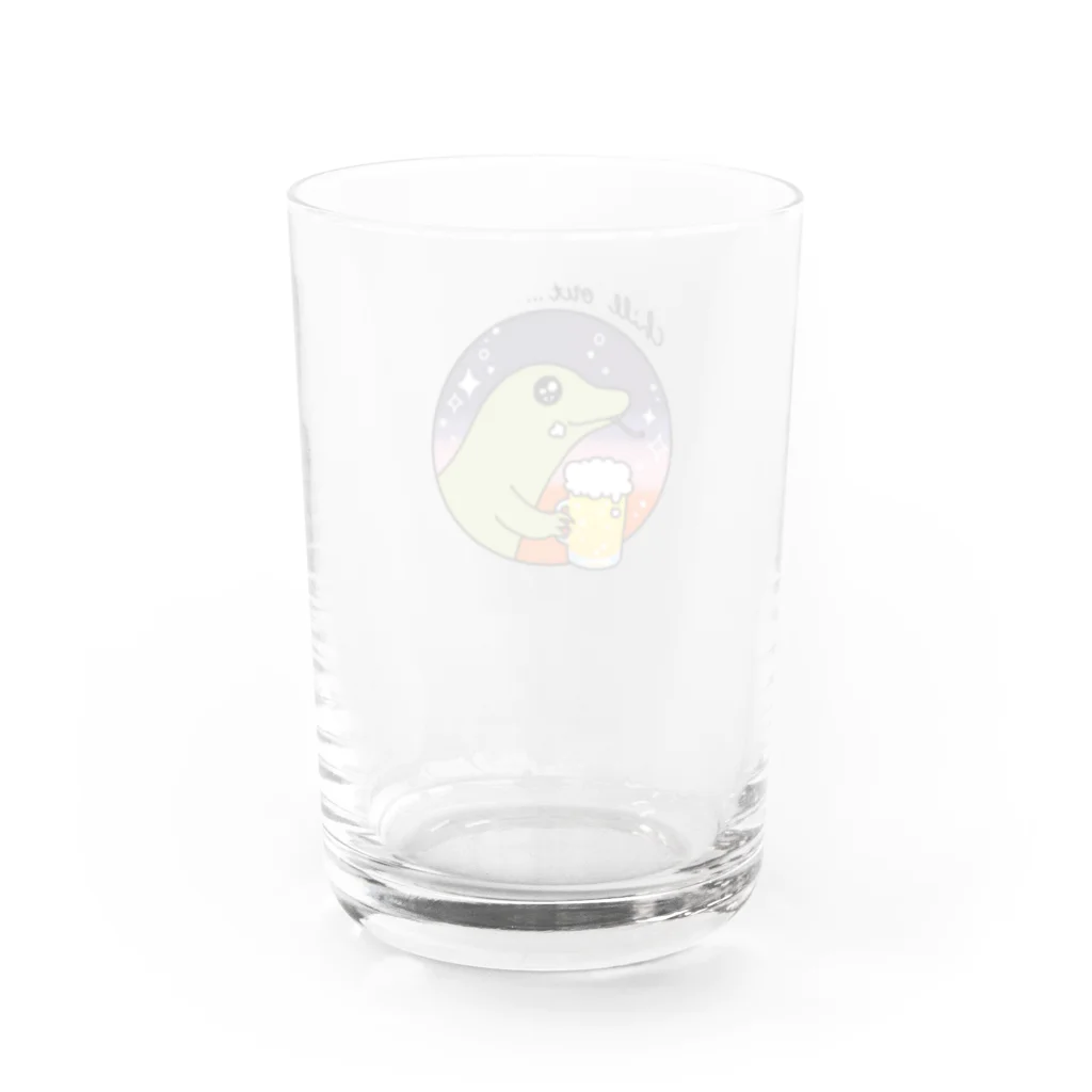 ゆうすんのチルなトカゲ Water Glass :back