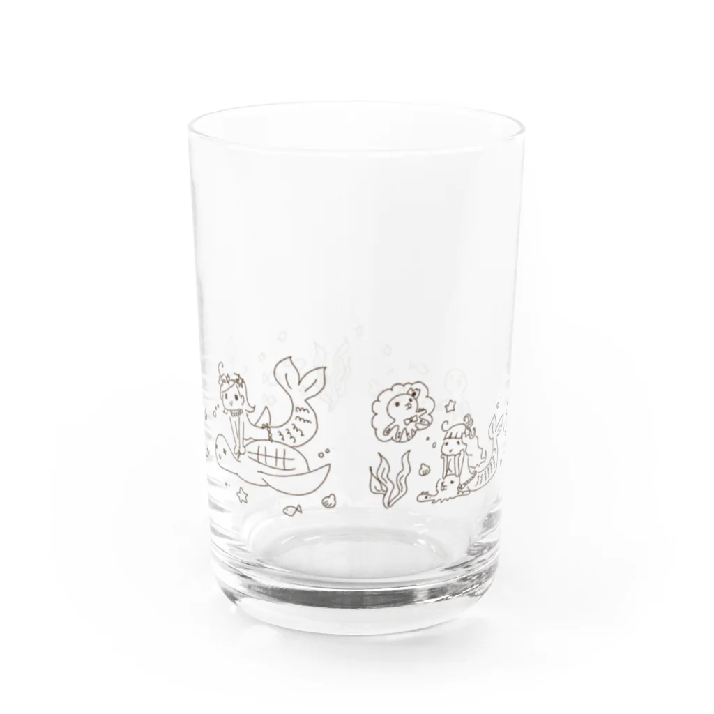 ワタナベの海のグラス Water Glass :back