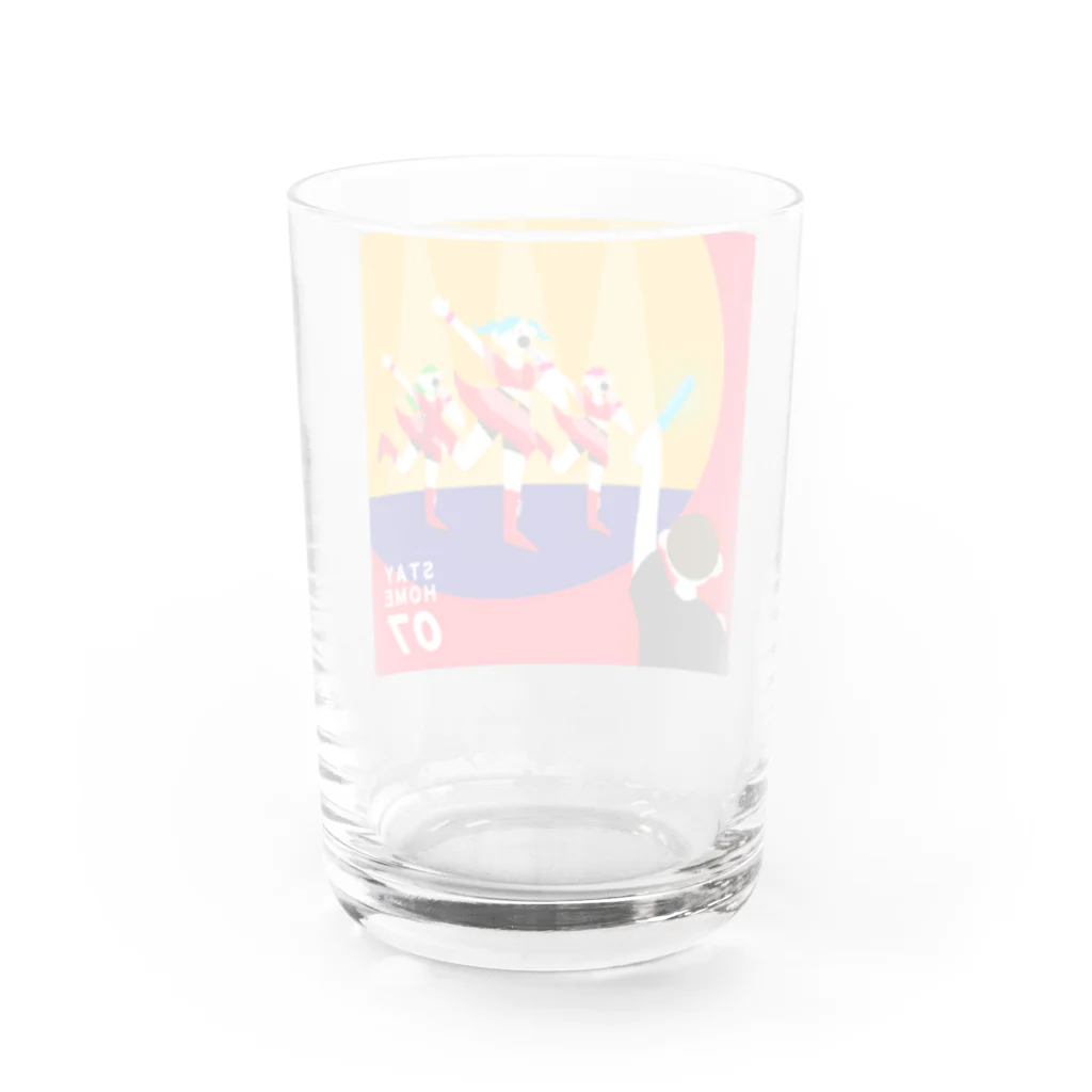 usamiayaのおうちで全力応援 Water Glass :back