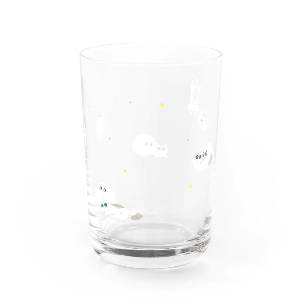 ミツビシの猫ちゃんとミツビシの冒険 Water Glass :back