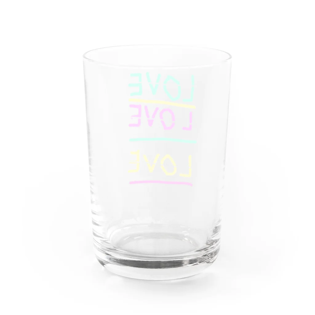 nonomamaのlove サマー Water Glass :back