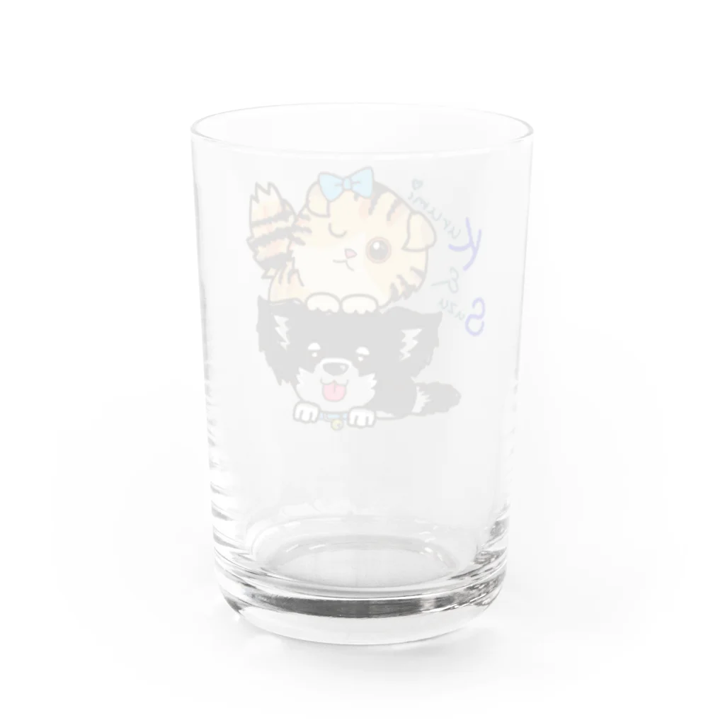 こいってぃ～のsuzukulu  Water Glass :back