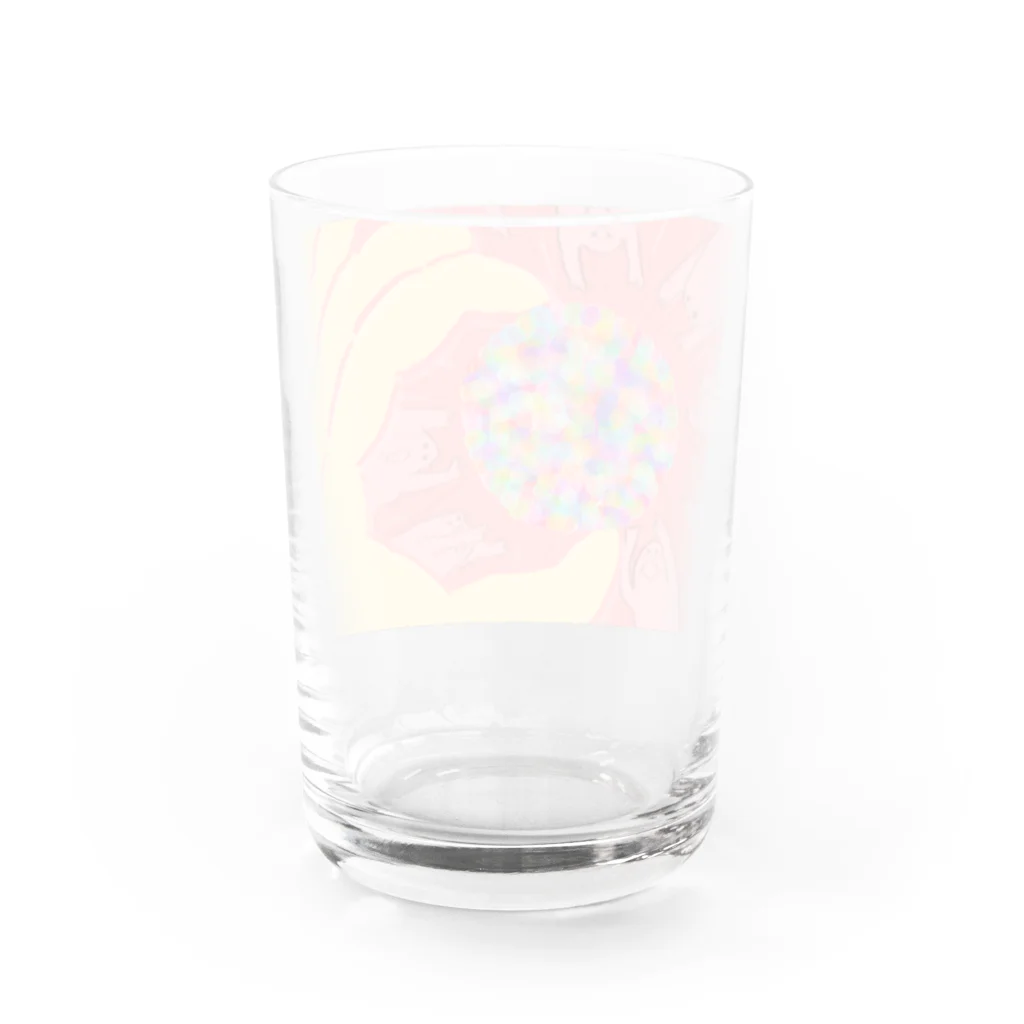 かわぐちです。のこ、この玉は？ Water Glass :back