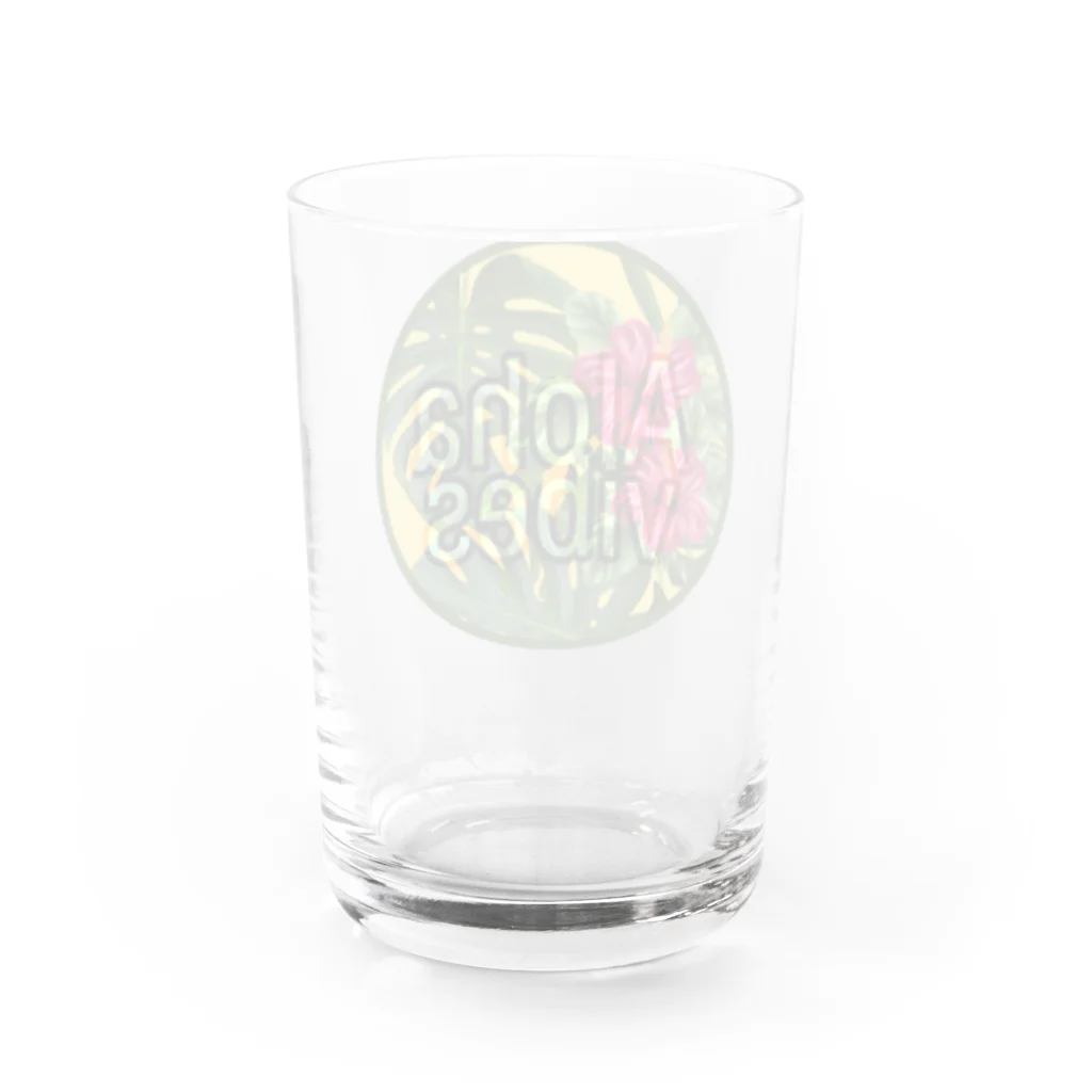 Kana Lilo BallardのAloha vibes🌺🌴 Water Glass :back