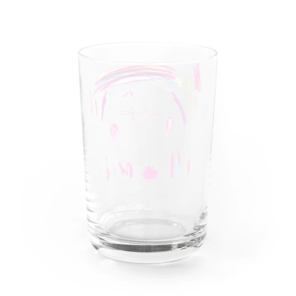 まるいいぬのごきげんchan Water Glass :back