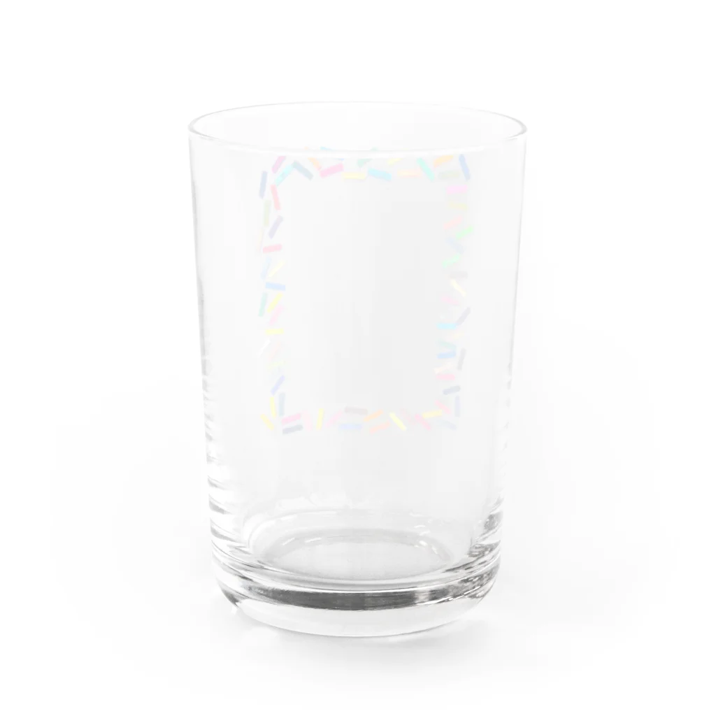 ヒカゲサンジュウの落描きのパステルの額（縦 Water Glass :back