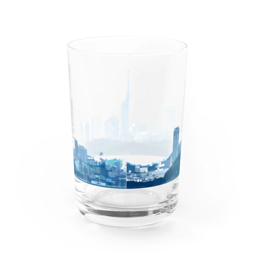 そらまめのご当地グッズ　福岡 Water Glass :back