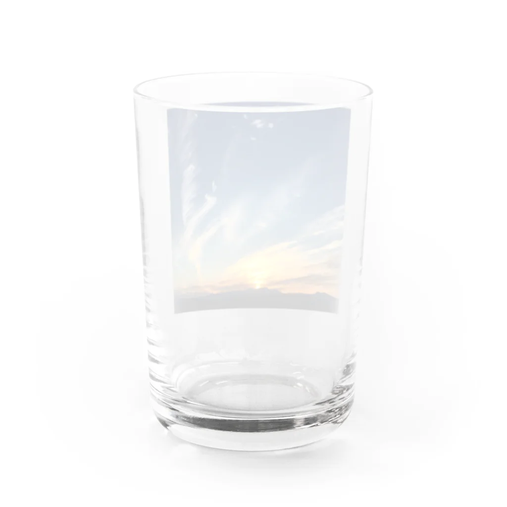 GOHANNDESUYOの夕焼け小焼け Water Glass :back